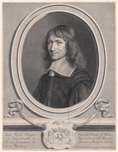 Nicholas Fouquet, Superintendent of Finance (1615-1680) by Robert Nanteuil