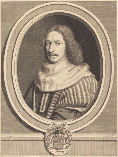 Nicholas Potier de Novion by Robert Nanteuil