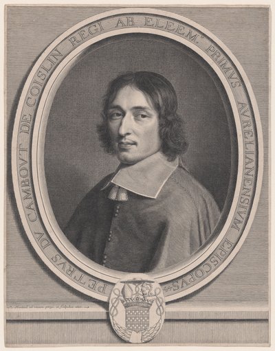 Pierre-Arnoud du Cambout, Cardinal de Coislin (Cardinal of Coislin) by Robert Nanteuil