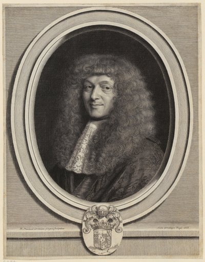 Portrait of Honoré Courtin by Robert Nanteuil