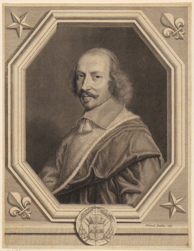 Portrait of Cardinal Jules Mazarin by Robert Nanteuil