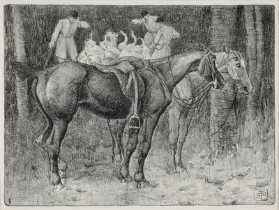Hunting Scene by Robert Polhill Bevan