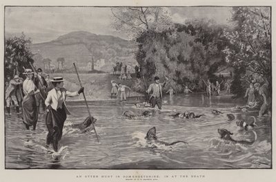 An Otter Hunt in Somersetshire, in at the Death by Robert Walker Macbeth