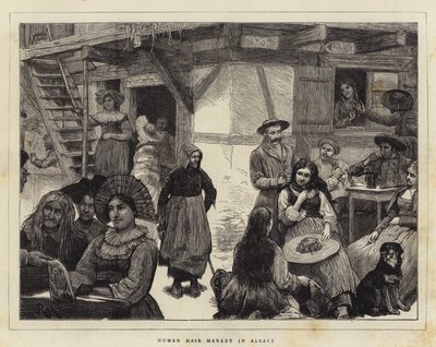 Human Hair Market in Alsace by Robert Walker Macbeth