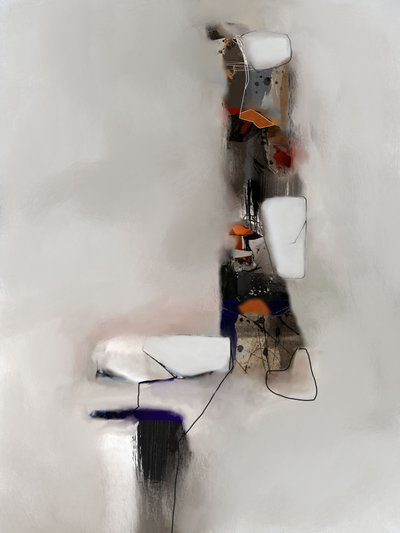 Modern Abstract Composition by Roberto Moro