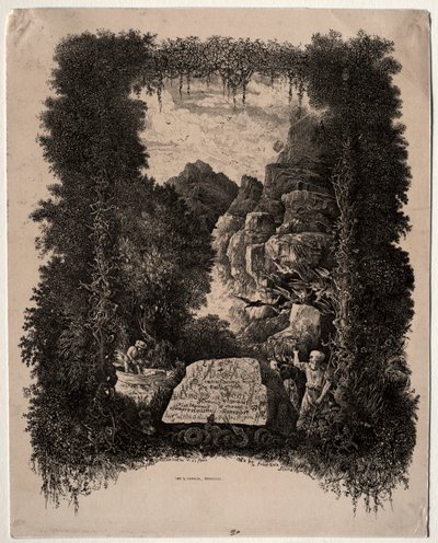First Frontispiece for Fables and Fairy-Tales by Thierry-Faletans by Rodolphe Bresdin
