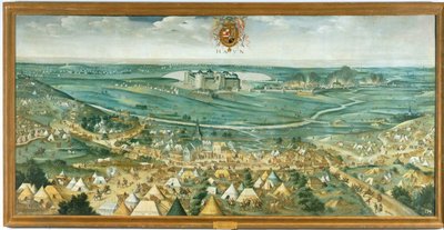 Fire in the Town of Hayn by Rodrigo de Holanda