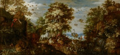 Orpheus Charming the Animals with His Music by Roelandt Jacobsz. Savery