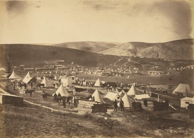 Camp of the 5th Dragoon Guards by Roger Fenton