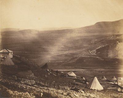 Cavalry Camp, Looking Towards Kadikoi by Roger Fenton