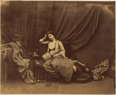 Contemplative Odalisque by Roger Fenton