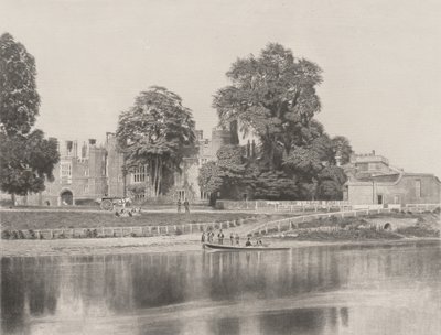 Hampton Court on Thames by Roger Fenton