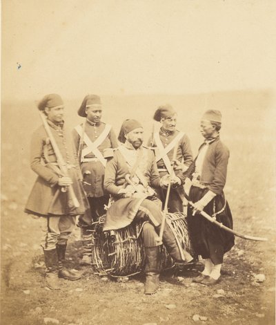 Ismail Pacha & Attendants by Roger Fenton