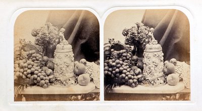 Ivory Tankard and Fruit by Roger Fenton