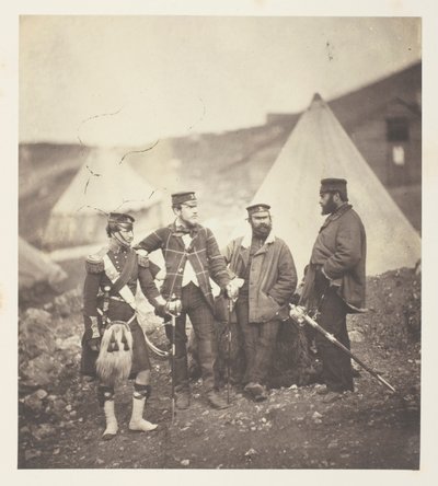 Officers of the 42nd Highlanders by Roger Fenton