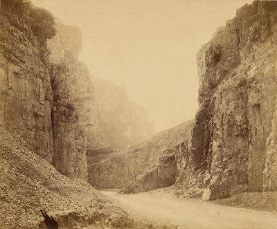 The Cheddar Cliffs, the Central Valley by Roger Fenton