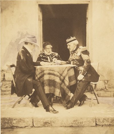 The Council of War held on the morning of the taking of the Mamelon by Roger Fenton