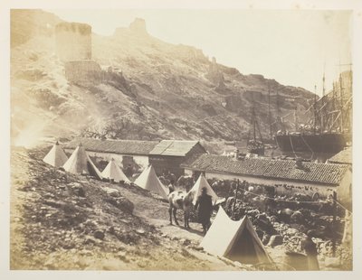 The Genoese Castle, Balaklava by Roger Fenton