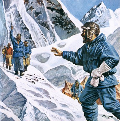 News of the Conquest of Everest Rang Around the World by Roger Payne