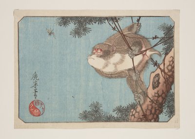 Monkey and Wasp by Rokubei Rokubei