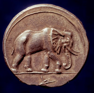 Carthaginian Civilization: Medal Representing an Elephant by Roman