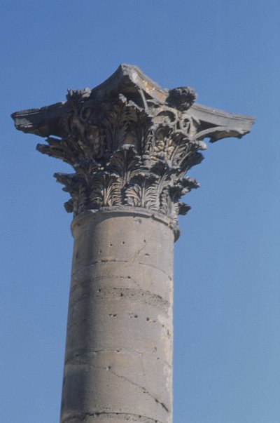 Column with a Corinthian Capital from the Nymphaeum, Roman, 2nd Century by Roman
