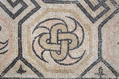 Geometric Pattern from the Via San Rocchino Domus, 2nd Century AD by Roman