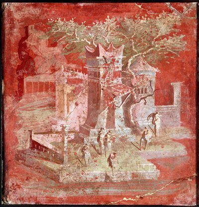 Landscape with Sycamores by Roman