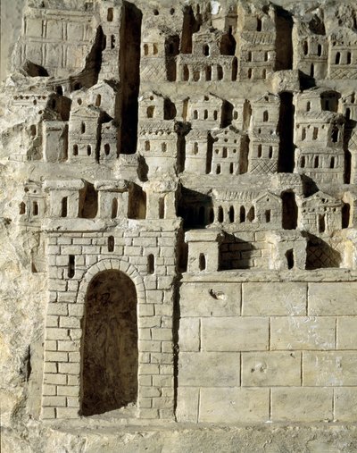 Low Relief Representing a City by Roman