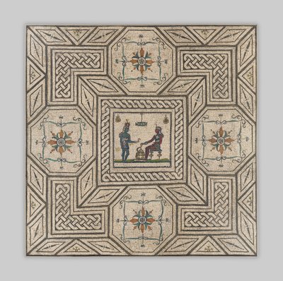 Mosaic Pavement with Egyptianizing Scene, c.130-150 A.D by Roman Imperial Period