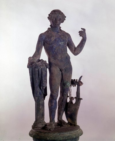 Statue of Apollo in bronze by Roman Roman