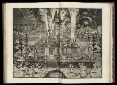 Grand Fireworks Display by Romeyn de Hooghe