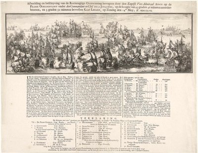 Picture and Description of the Glorious Victory Won by the English Vice-Admiral Anson on the French War Fleet by Romeyn de Hooghe