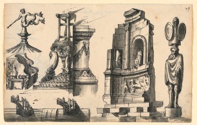 Architectural Details in Classical and Pseudo-Classical Style by Romolo Achille Liverani
