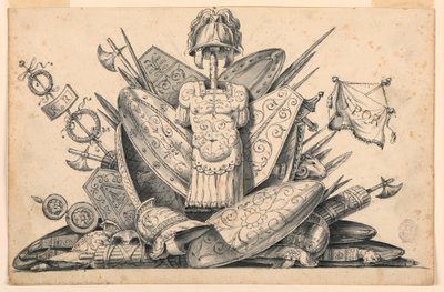 Trophy of Weapons, 1830–1850 by Romolo Achille Liverani