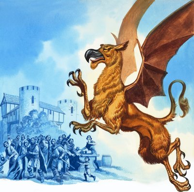 The Legend of Gudrun: Hagen and the Griffins by Ron Embleton