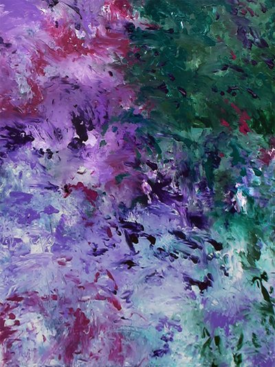 Vibrant Abstract Hues by Ron Halfant