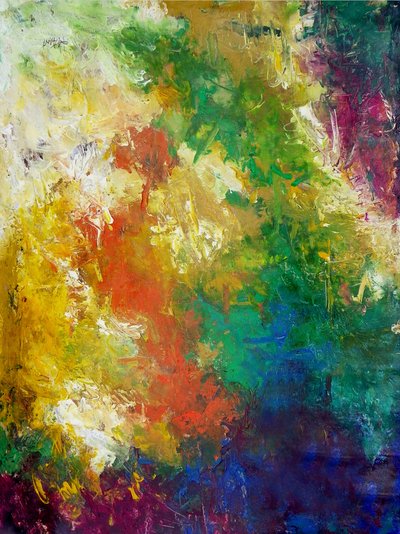 Vibrant Color Strokes by Ron Halfant