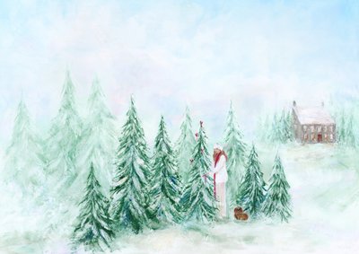Decorating Winter Trees by Rosana Laiz Blursbyai