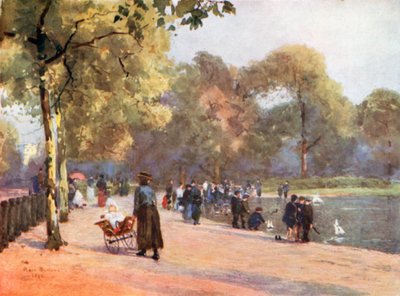 Sailing-Boats on the Serpentine by Rose Maynard Barton