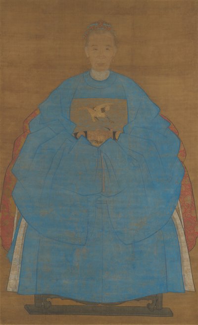 Portrait of an Old Lady by Ruan Zude