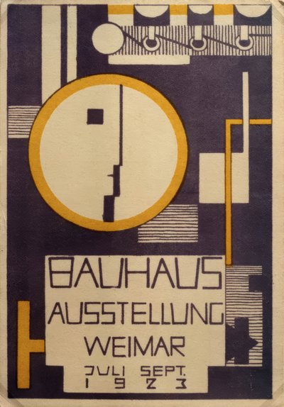 Bauhaus Exhibition Weimar July-Sept. 1923 by Rudolf Baschant