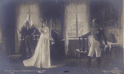 Queen Louise of Prussia meeting Napoleon at Tilsit by Rudolf Eichstaedt