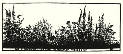 Page from Hausliches Leben, Silhouettes by Rudolf Koch by Rudolf Koch
