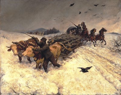 Sleigh Ride by Rudolf Koller
