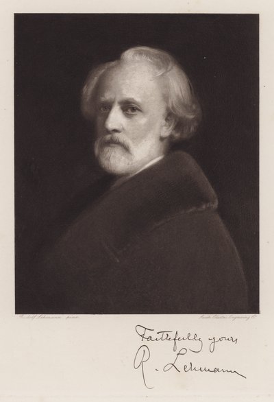 Rudolf Lehmann, Self Portrait by Rudolf Lehmann