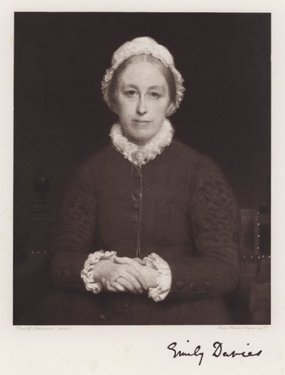 Sarah Emily Davies by Rudolf Lehmann