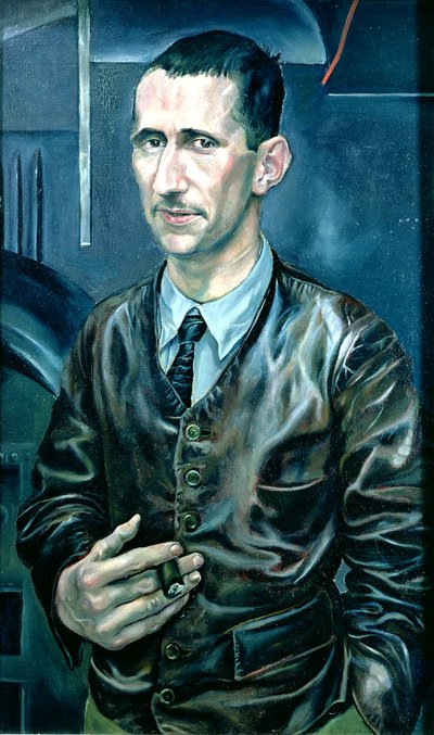 Bertolt Brecht by Rudolf Schlichter