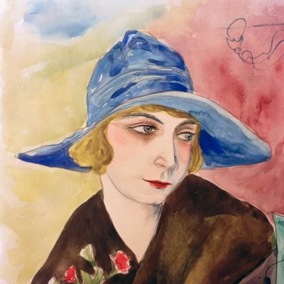 Greetings from Lesbos (detail) by Rudolf Schlichter