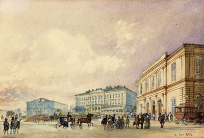 The Southstation, Vienna by Rudolf von Alt